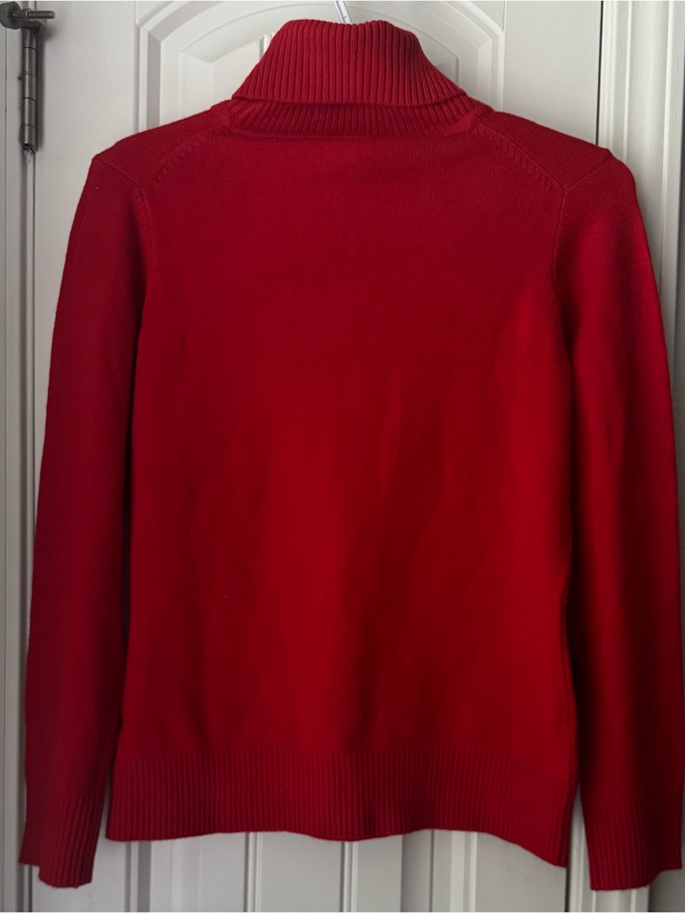 French Connection Red Ribbed turtleneck - Picture 6 of 7